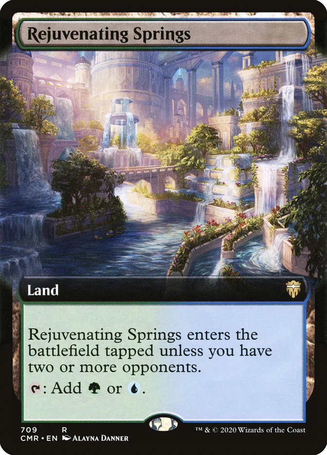 Rejuvenating Springs (Extended Art) [Commander Legends] | Boutique FDB TCG