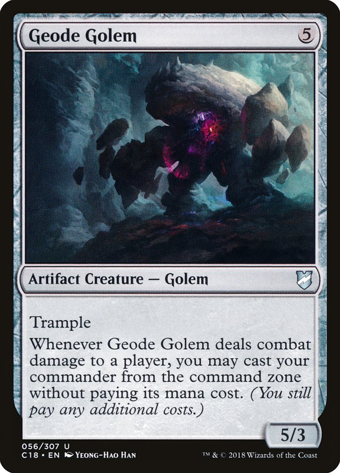 Geode Golem [Commander 2018] | Boutique FDB TCG