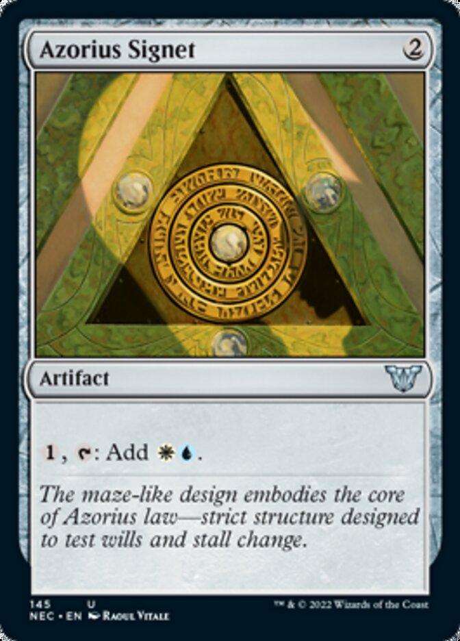 Azorius Signet [Kamigawa: Neon Dynasty Commander] | Boutique FDB TCG