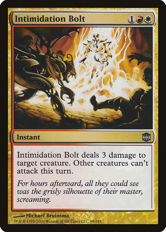 Intimidation Bolt [Alara Reborn] | Boutique FDB TCG