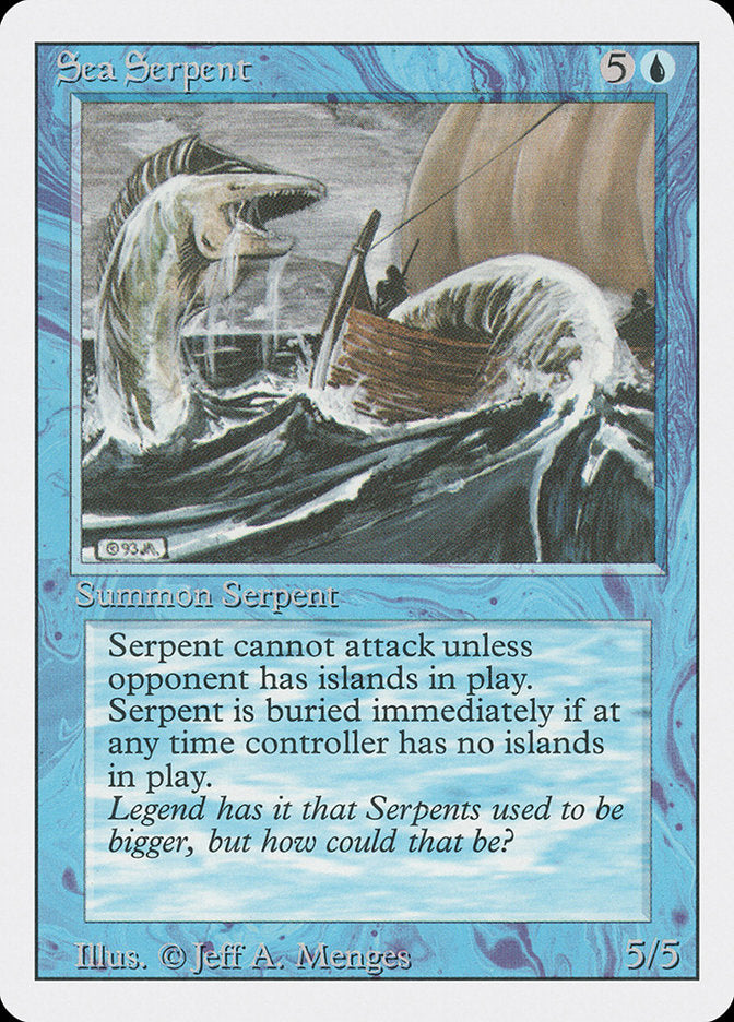 Sea Serpent [Revised Edition] | Boutique FDB TCG