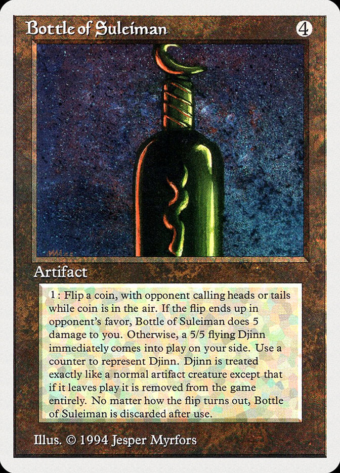 Bottle of Suleiman [Summer Magic / Edgar] | Boutique FDB TCG