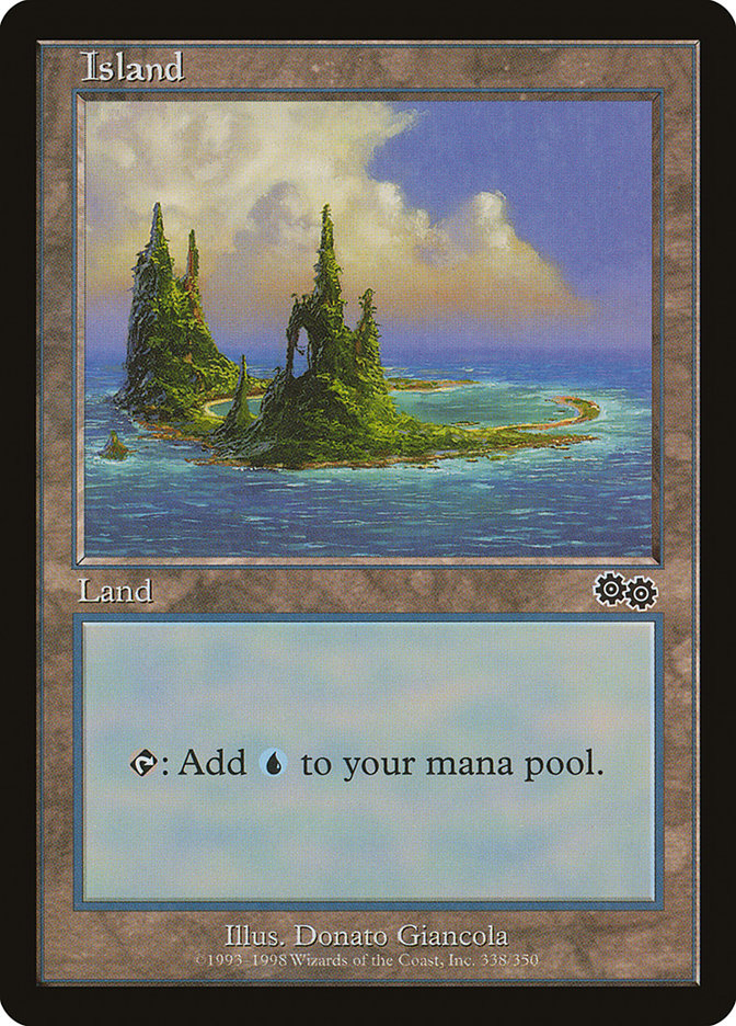 Island (338) [Urza's Saga] | Boutique FDB TCG