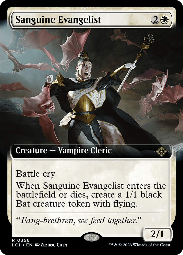 Sanguine Evangelist (Extended Art) [The Lost Caverns of Ixalan] | Boutique FDB TCG