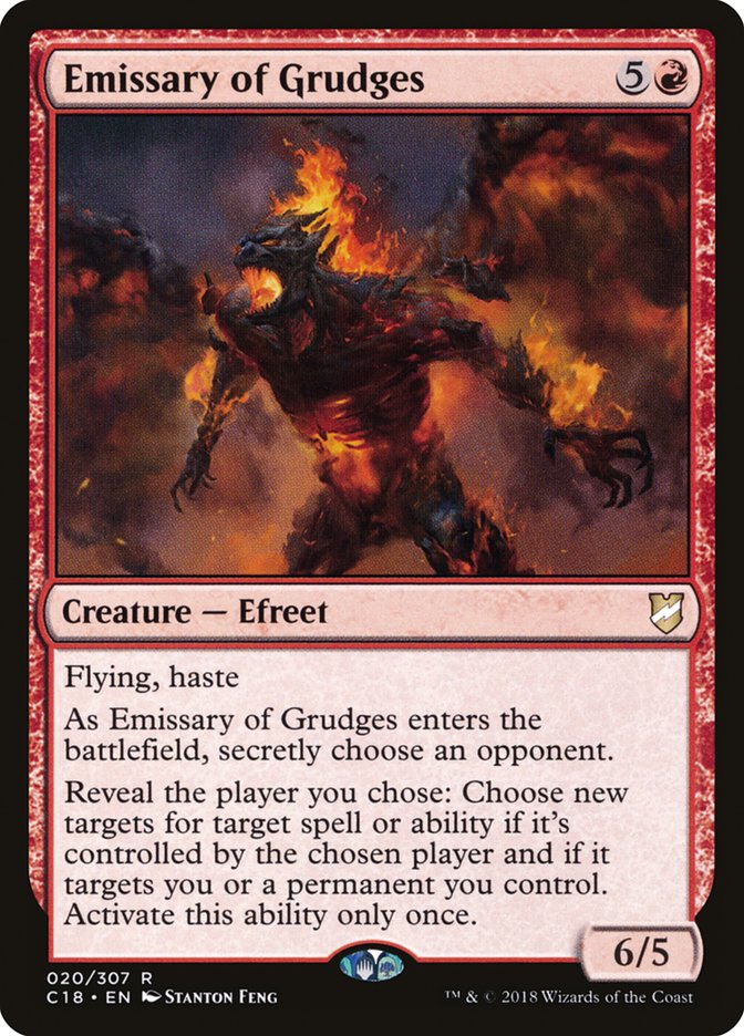 Emissary of Grudges [Commander 2018] | Boutique FDB TCG