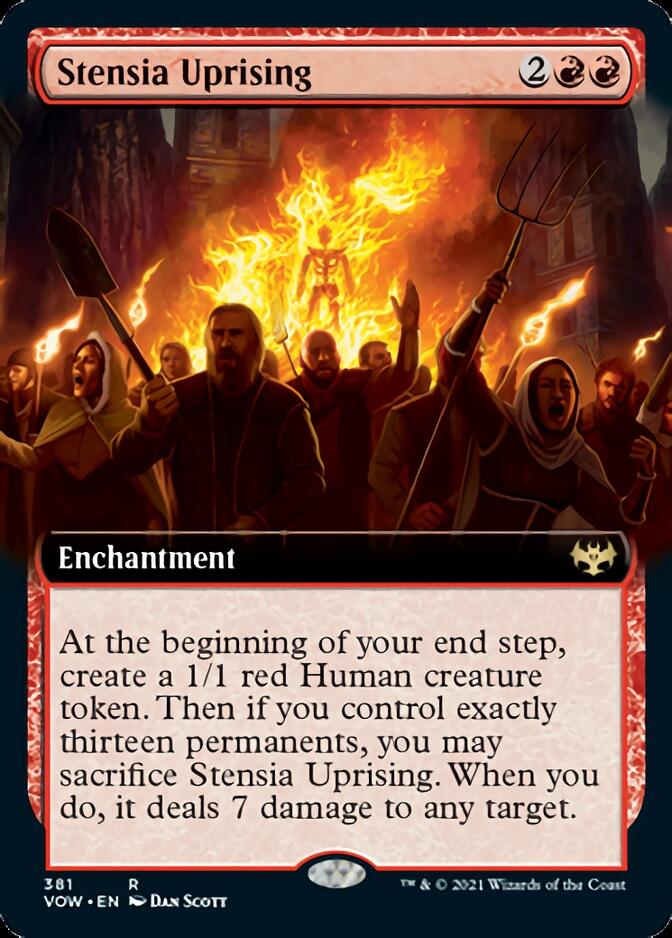 Stensia Uprising (Extended Art) [Innistrad: Crimson Vow] | Boutique FDB TCG