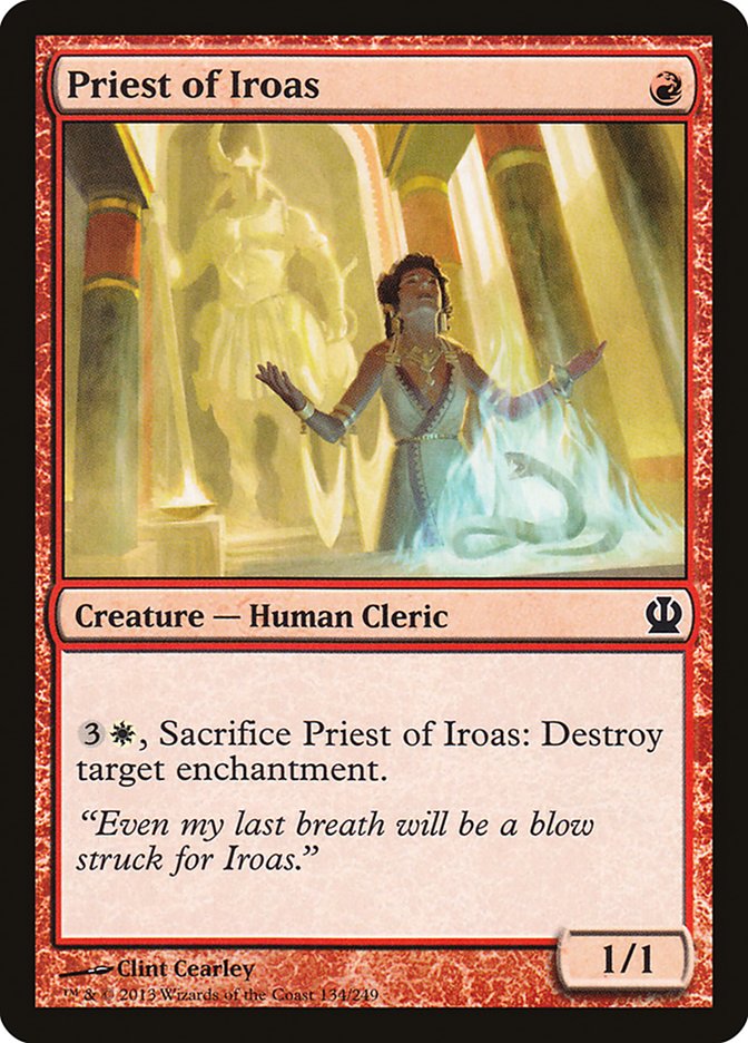 Priest of Iroas [Theros] | Boutique FDB TCG