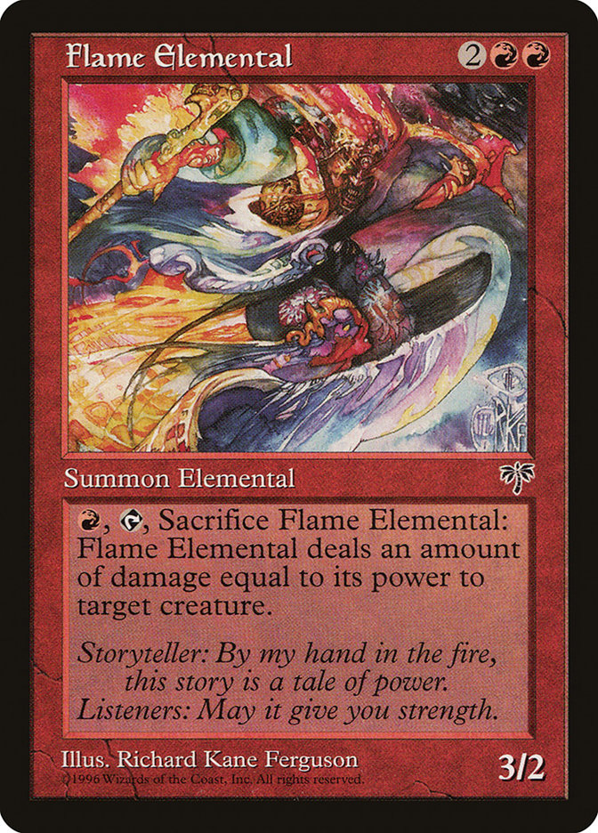 Flame Elemental [Mirage] | Boutique FDB TCG