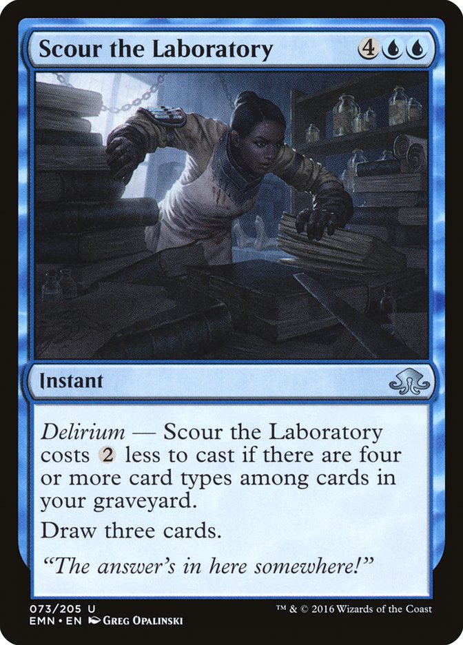 Scour the Laboratory [Eldritch Moon] | Boutique FDB TCG