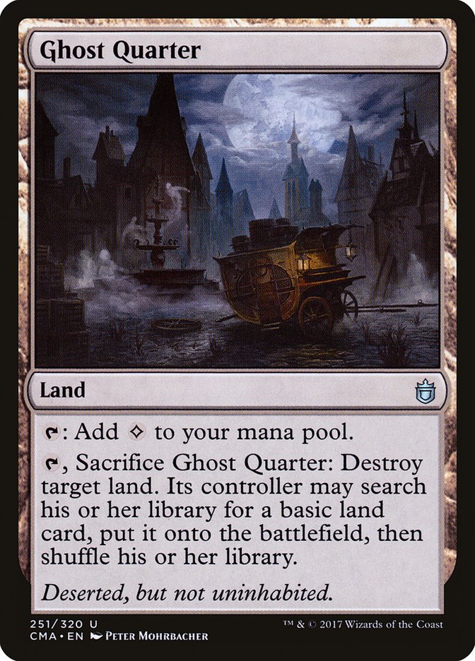 Ghost Quarter [Commander Anthology] | Boutique FDB TCG