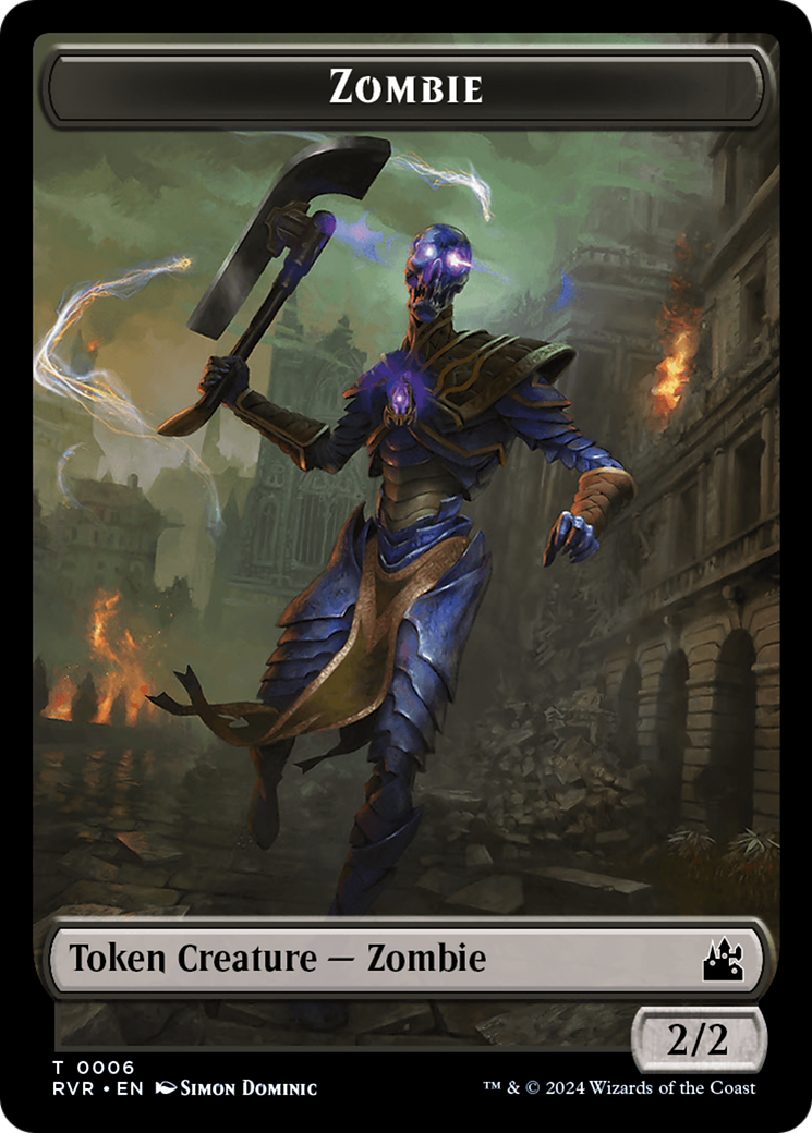 Bird // Zombie Double-Sided Token [Ravnica Remastered Tokens] | Boutique FDB TCG