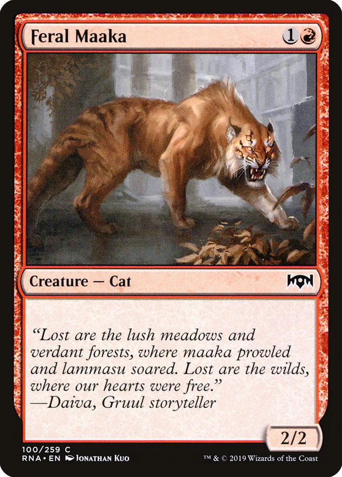 Feral Maaka [Ravnica Allegiance] | Boutique FDB TCG