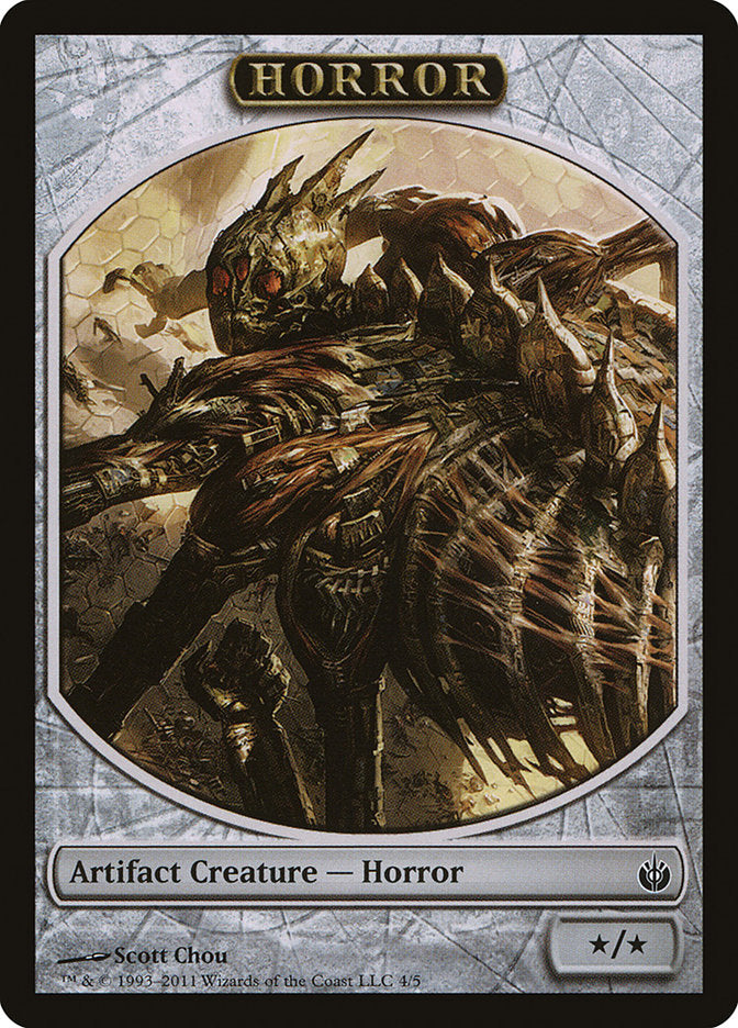 Horror Token [Mirrodin Besieged Tokens] | Boutique FDB TCG