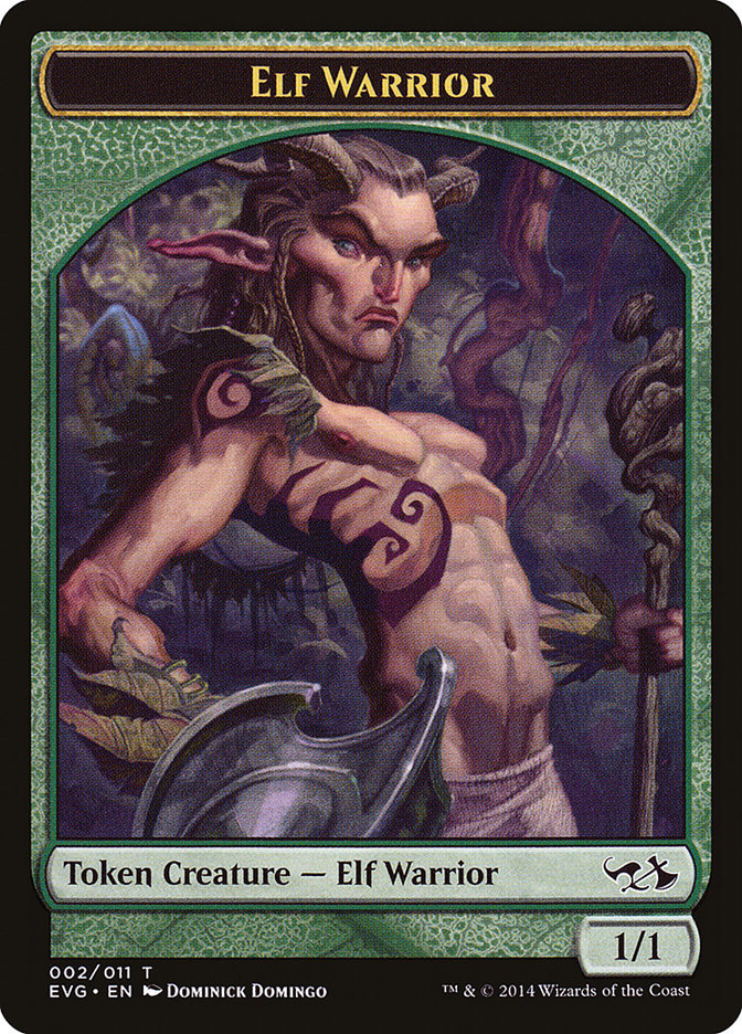 Elf Warrior Token (Elves vs. Goblins) [Duel Decks Anthology Tokens] | Boutique FDB TCG