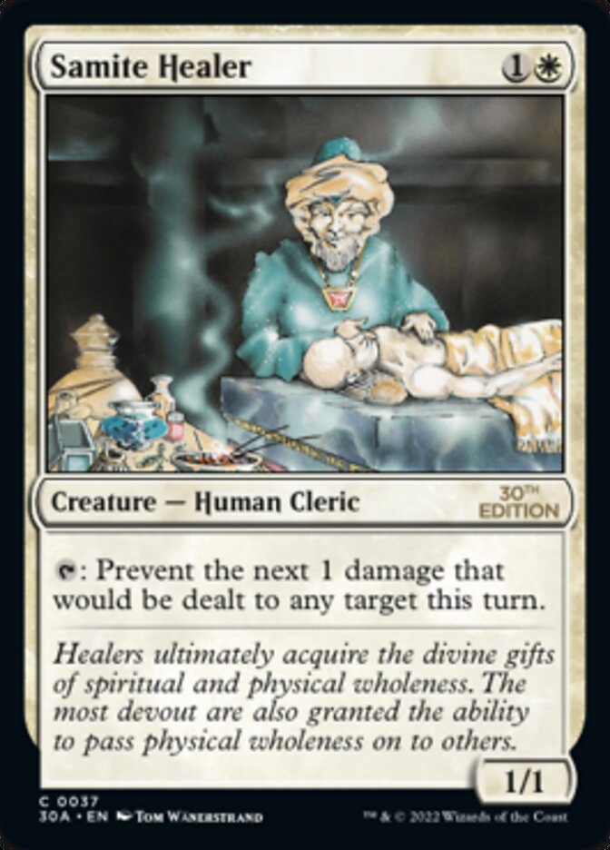 Samite Healer [30th Anniversary Edition] | Boutique FDB TCG