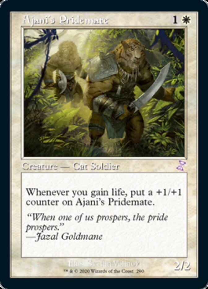 Ajani's Pridemate (Timeshifted) [Time Spiral Remastered] | Boutique FDB TCG