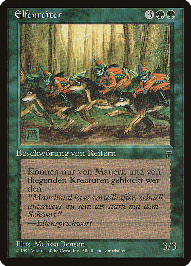 Elven Riders (German) - "Elfenreiter" [Renaissance] | Boutique FDB TCG