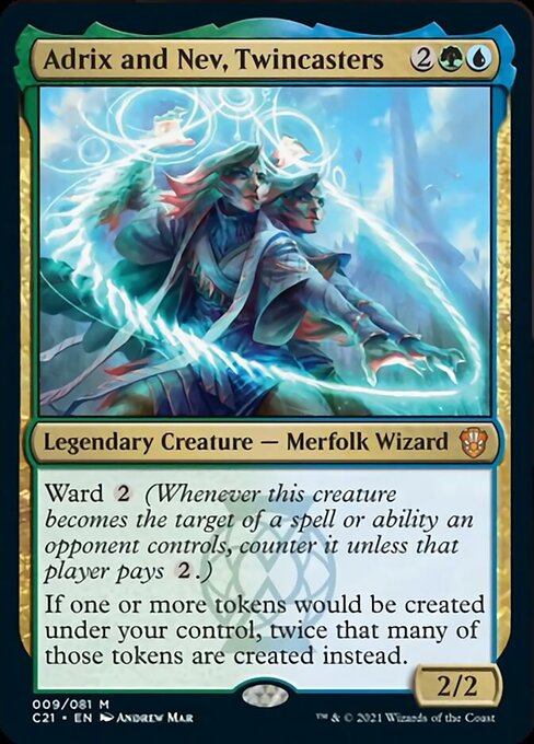 Adrix and Nev, Twincasters [Commander 2021] | Boutique FDB TCG