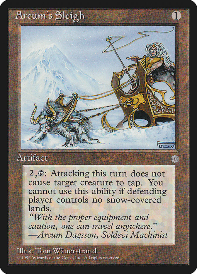 Arcum's Sleigh [Ice Age] | Boutique FDB TCG