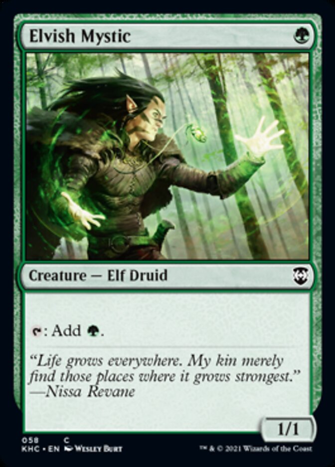 Elvish Mystic [Kaldheim Commander] | Boutique FDB TCG