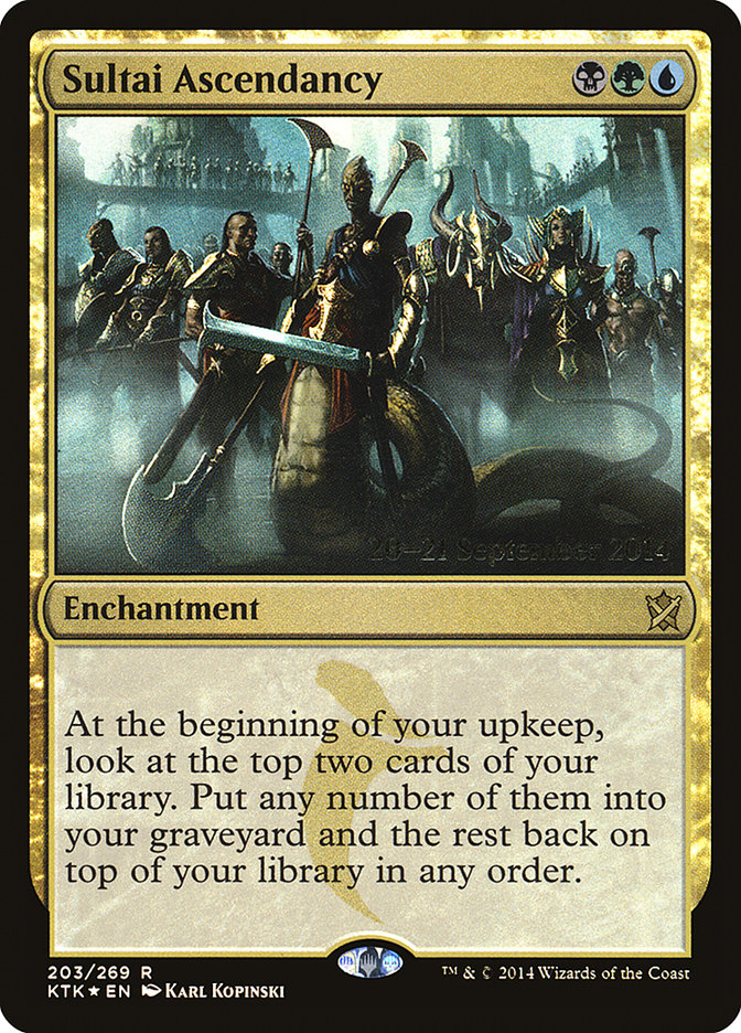 Sultai Ascendancy [Khans of Tarkir Prerelease Promos] | Boutique FDB TCG