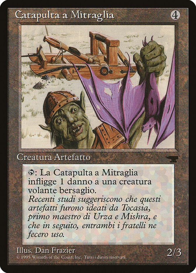 Grapeshot Catapult (Italian) - "Catapulta a Mitraglia" [Rinascimento] | Boutique FDB TCG