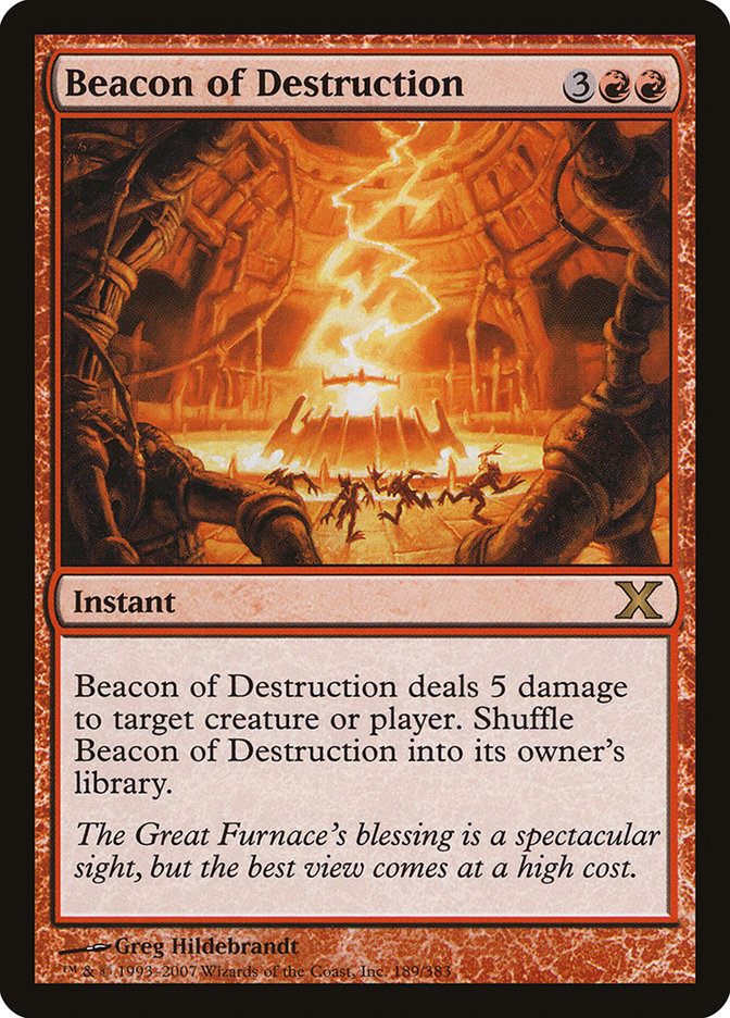 Beacon of Destruction [Tenth Edition] | Boutique FDB TCG