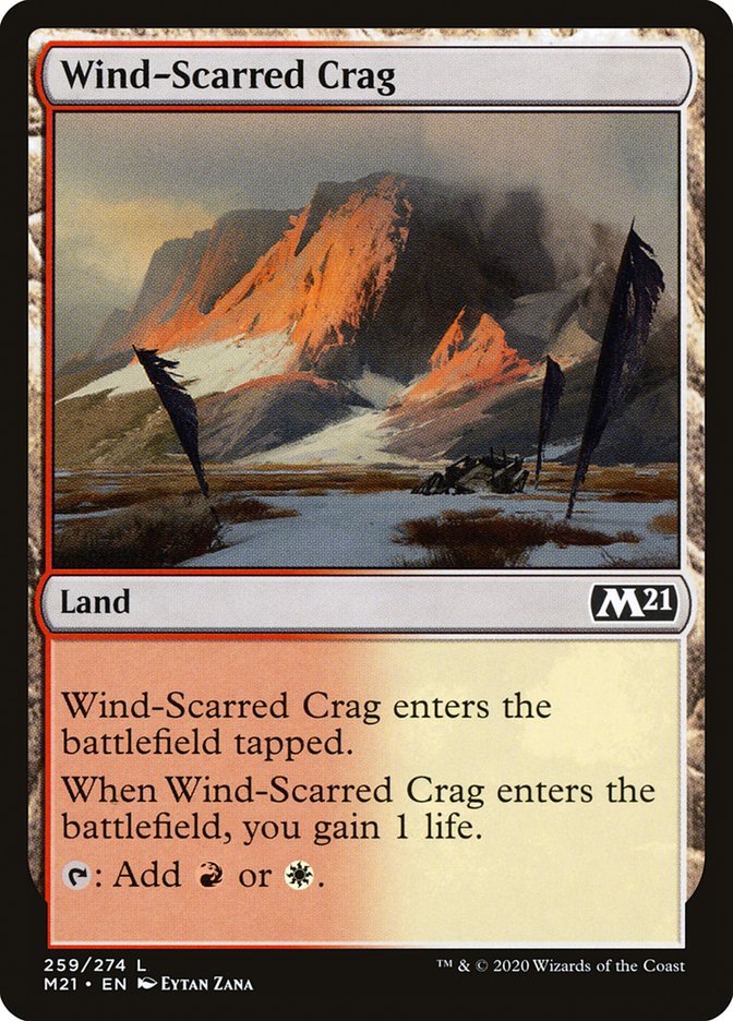 Wind-Scarred Crag [Core Set 2021] | Boutique FDB TCG