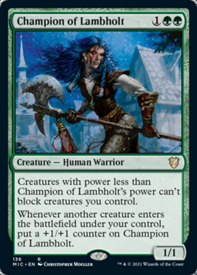 Champion of Lambholt [Innistrad: Midnight Hunt Commander] | Boutique FDB TCG