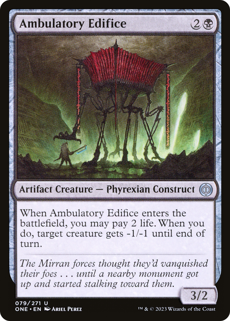 Ambulatory Edifice [Phyrexia: All Will Be One] | Boutique FDB TCG