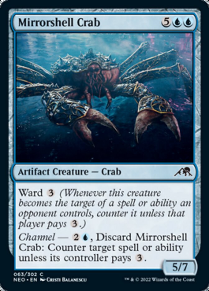 Mirrorshell Crab [Kamigawa: Neon Dynasty] | Boutique FDB TCG