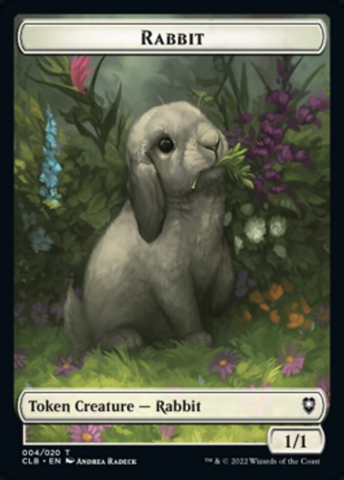 Rabbit Token [Commander Legends: Battle for Baldur's Gate Tokens] | Boutique FDB TCG