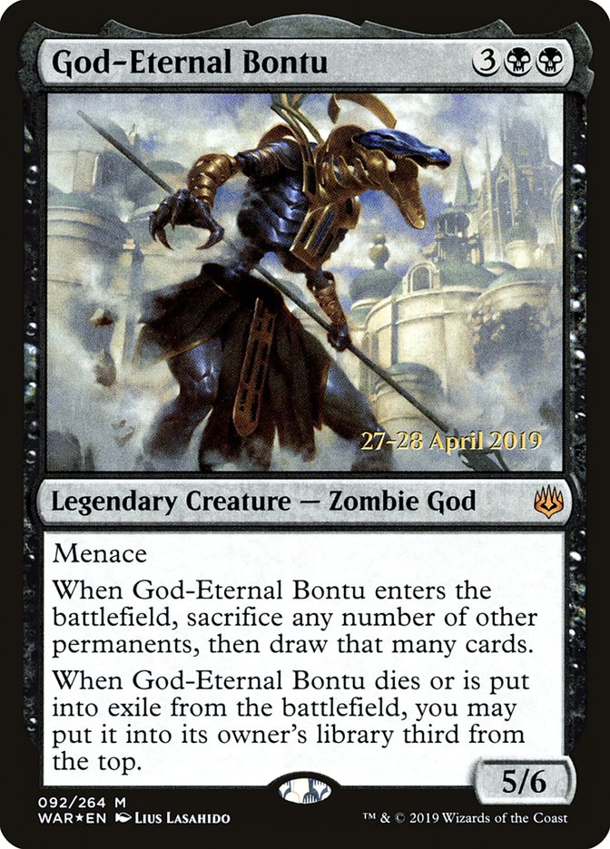 God-Eternal Bontu [War of the Spark Prerelease Promos] | Boutique FDB TCG