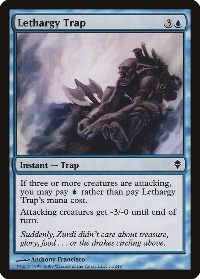 Lethargy Trap [Zendikar] | Boutique FDB TCG