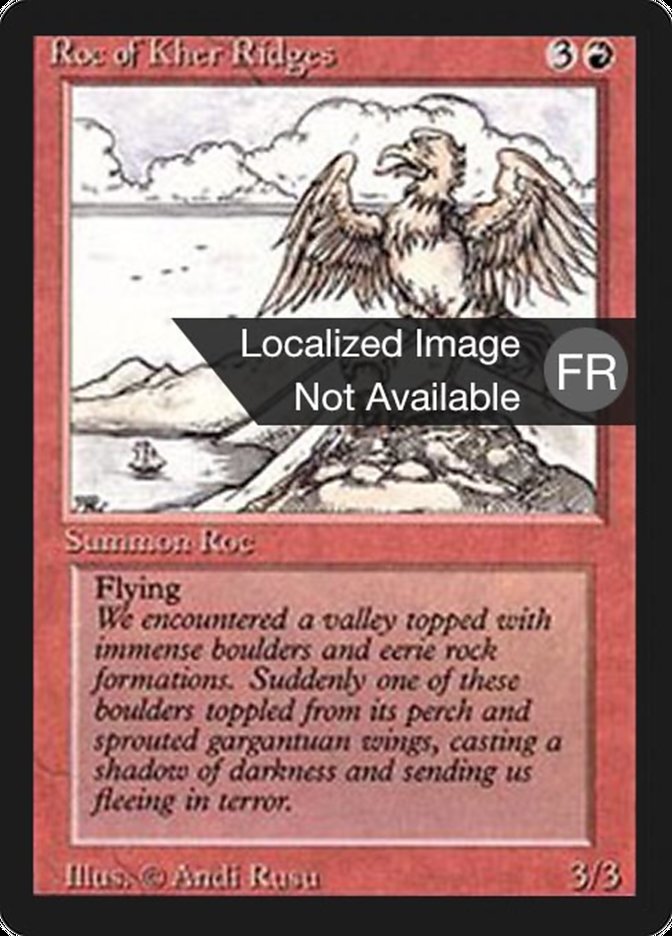 Roc of Kher Ridges [Foreign Black Border] | Boutique FDB TCG