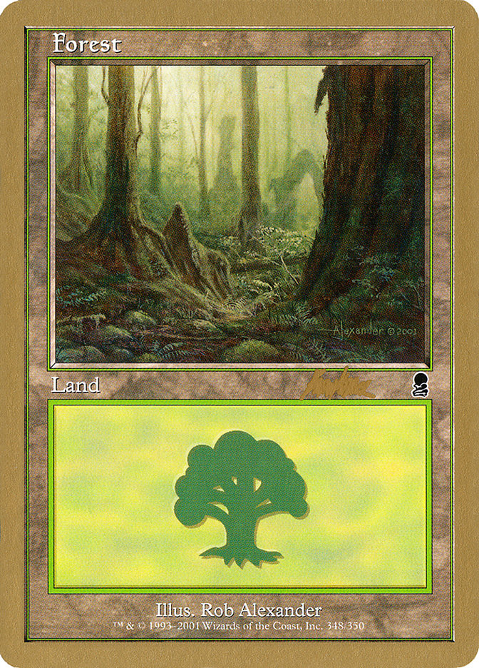 Forest (bk348) (Brian Kibler) [World Championship Decks 2002] | Boutique FDB TCG