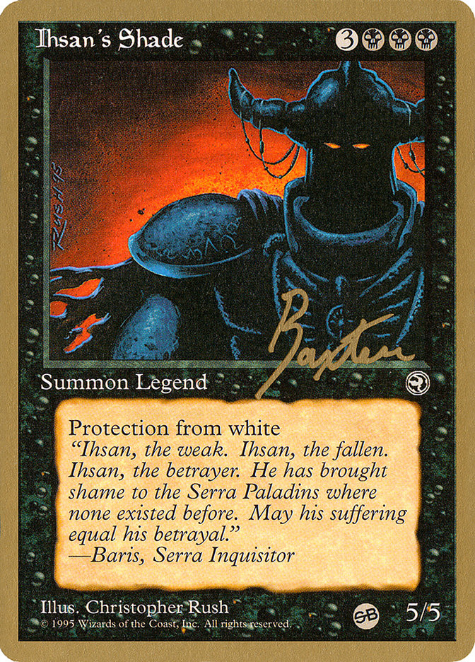 Ihsan's Shade (George Baxter) (SB) [Pro Tour Collector Set] | Boutique FDB TCG