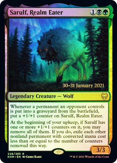 Sarulf, Realm Eater [Kaldheim Prerelease Promos] | Boutique FDB TCG