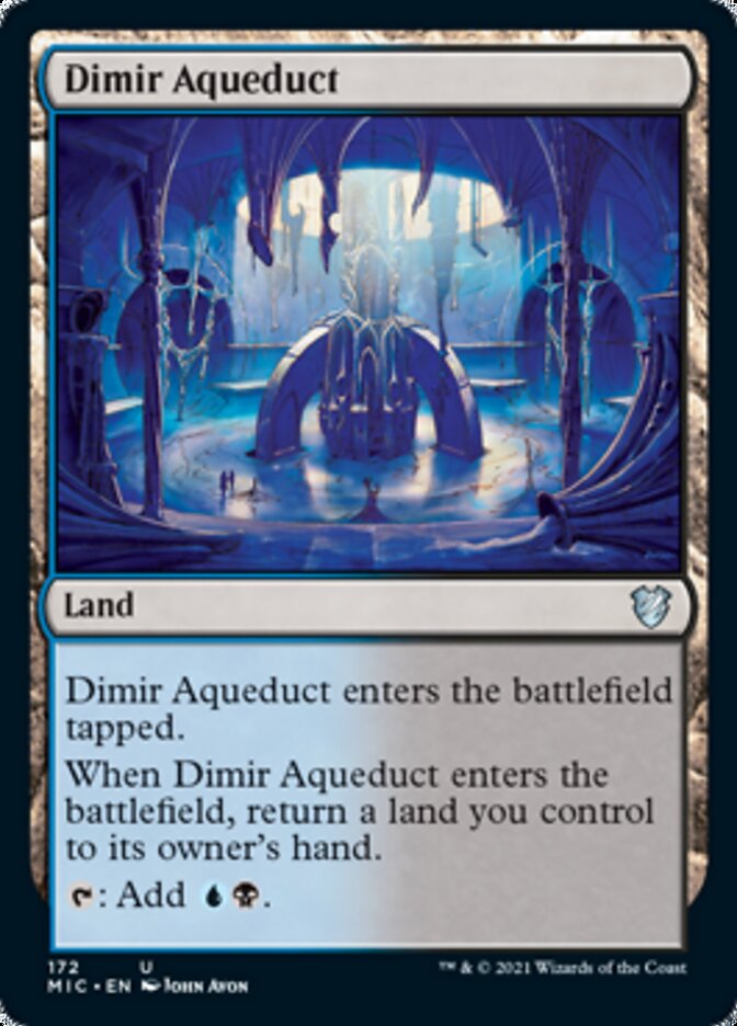 Dimir Aqueduct [Innistrad: Midnight Hunt Commander] | Boutique FDB TCG