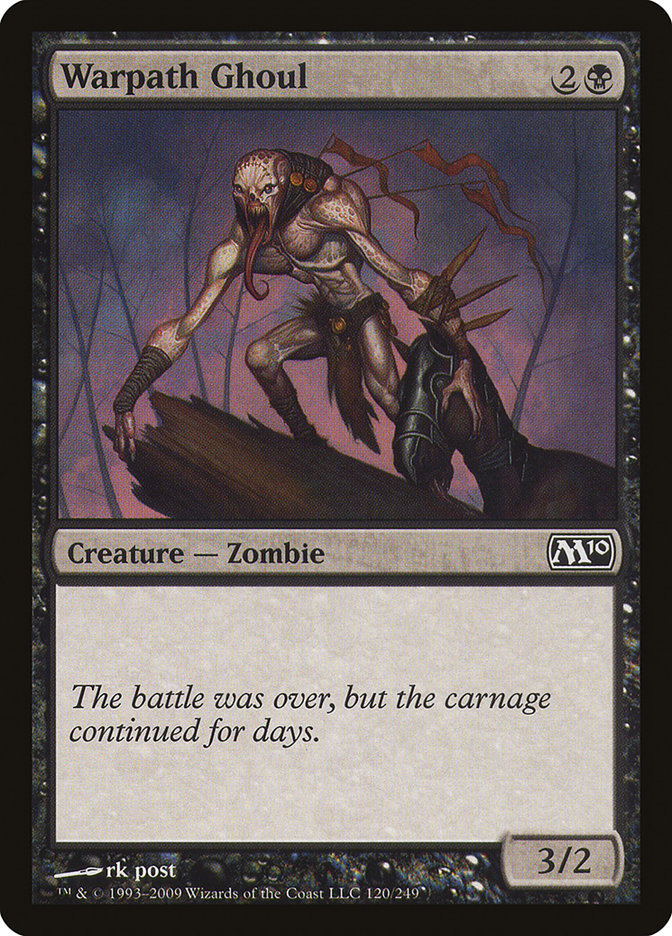 Warpath Ghoul [Magic 2010] | Boutique FDB TCG