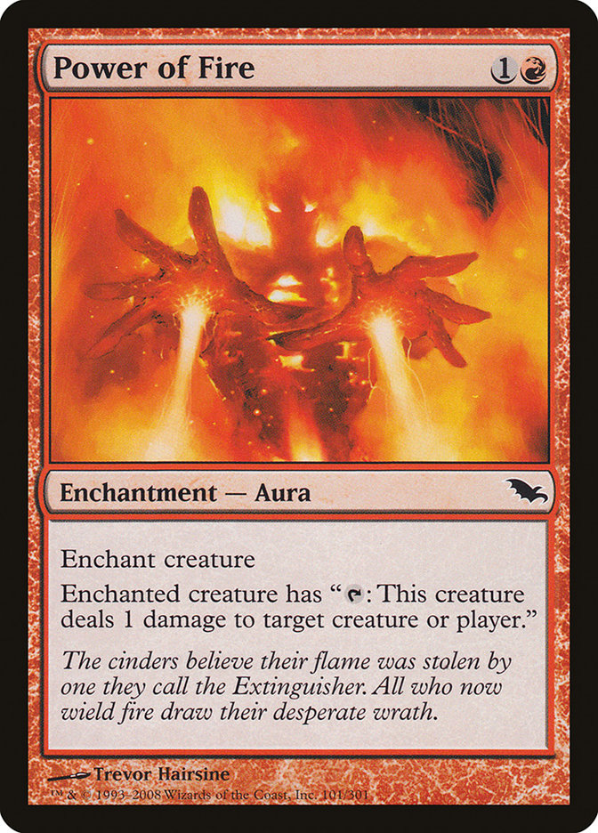 Power of Fire [Shadowmoor] | Boutique FDB TCG