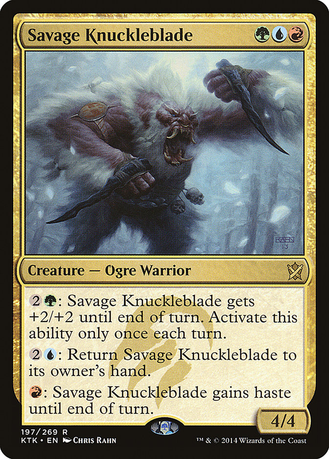 Savage Knuckleblade [Khans of Tarkir] | Boutique FDB TCG