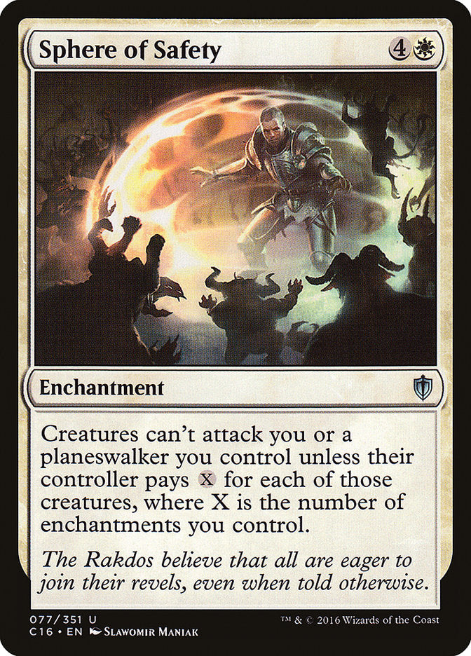 Sphere of Safety [Commander 2016] | Boutique FDB TCG