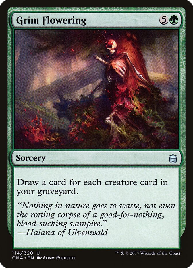 Grim Flowering [Commander Anthology] | Boutique FDB TCG