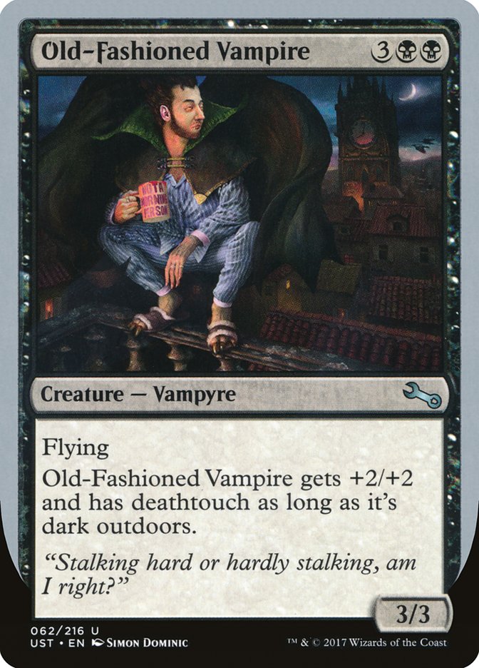 Old-Fashioned Vampire [Unstable] | Boutique FDB TCG