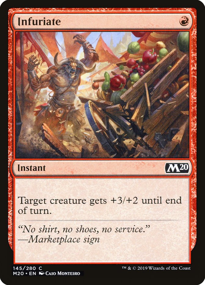 Infuriate [Core Set 2020] | Boutique FDB TCG