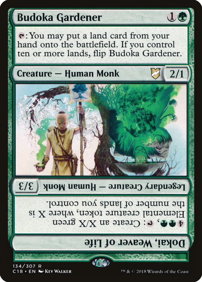 Budoka Gardener // Dokai, Weaver of Life [Commander 2018] | Boutique FDB TCG