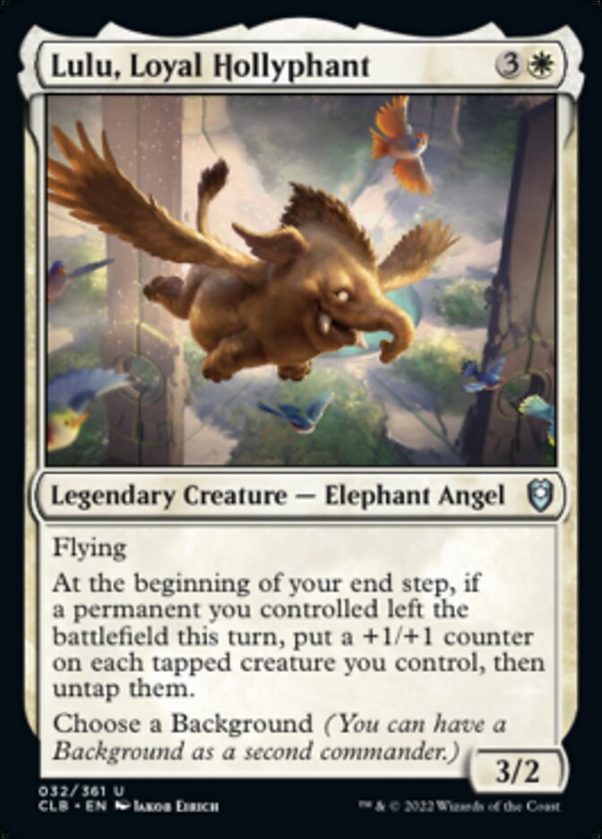 Lulu, Loyal Hollyphant [Commander Legends: Battle for Baldur's Gate] | Boutique FDB TCG