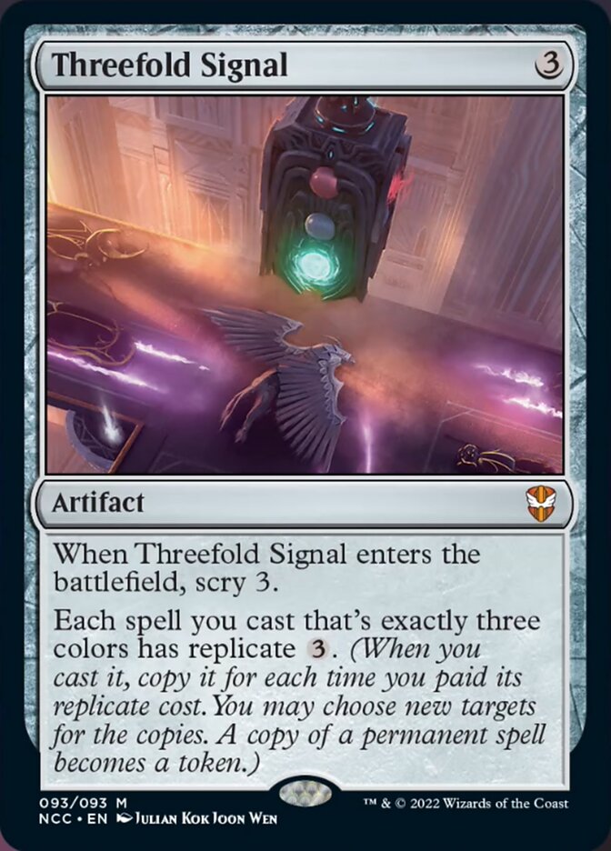 Threefold Signal [Streets of New Capenna Commander] | Boutique FDB TCG