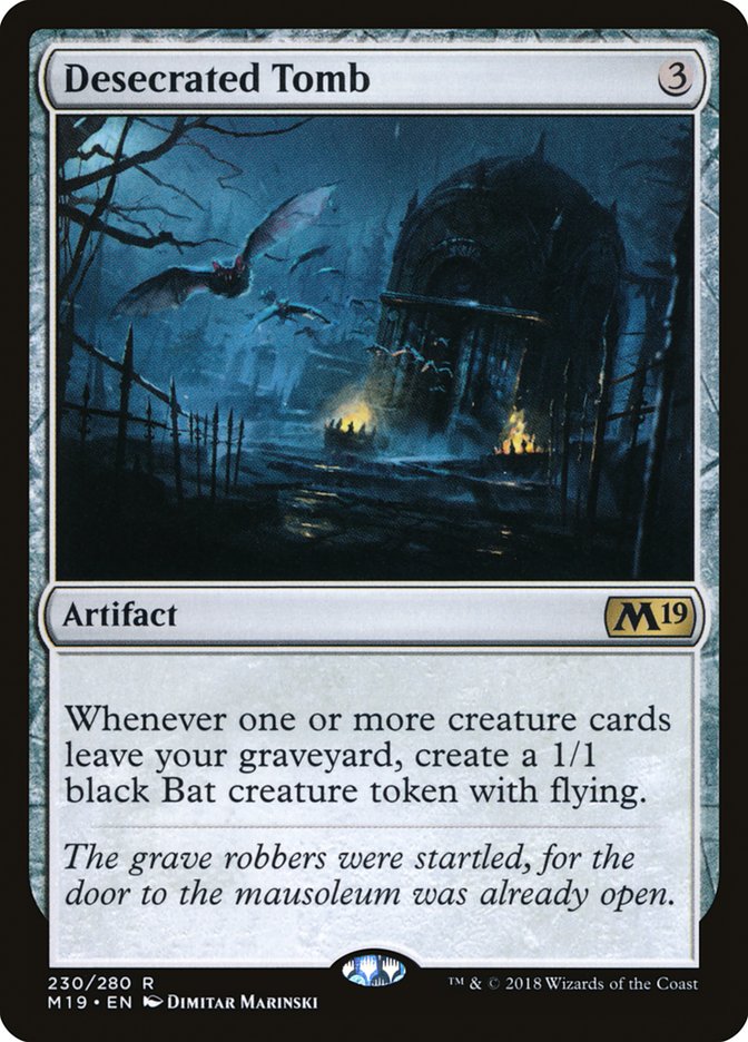 Desecrated Tomb [Core Set 2019] | Boutique FDB TCG